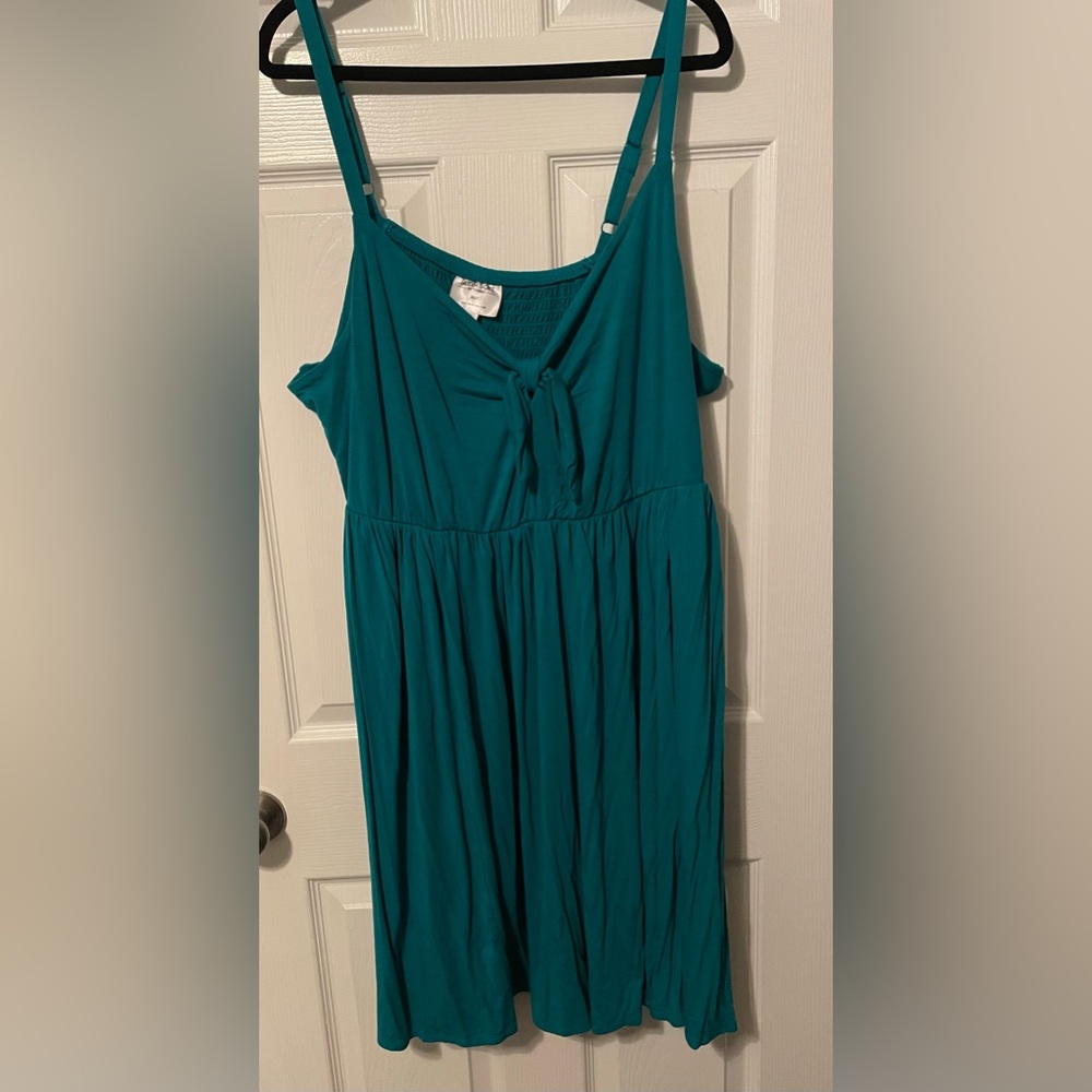 Torrid Super Soft Knit Teal Dress